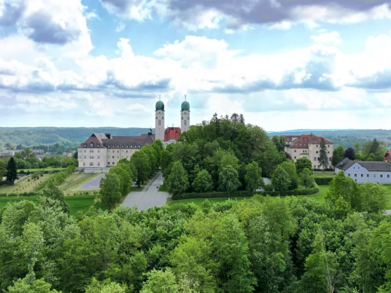Blick zum Kloster - Haus kaufen in Vilshofen - Beste Lage mit Blick über Vilshofen