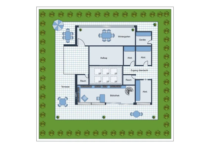 Grundriss Terrassengeschoss, 2024-12-04 Bl