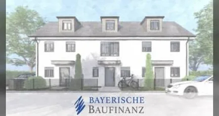 STRASSENANSICHT BF - Haus kaufen in München - • NÄCHSTENS JAHR IM EIGENEN HAUS • REH NEUBAU • KLASSE LAGE IN LANGWIED •