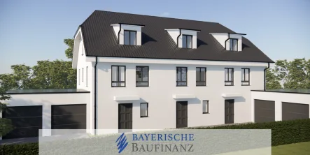 1 (2) - Haus kaufen in Germering - • IHRE PERFEKTE KAPITALANLAGE •  DREISPÄNNER NEUBAU IN GERMERING • RUHIGE SÜD-WEST-LAGE •