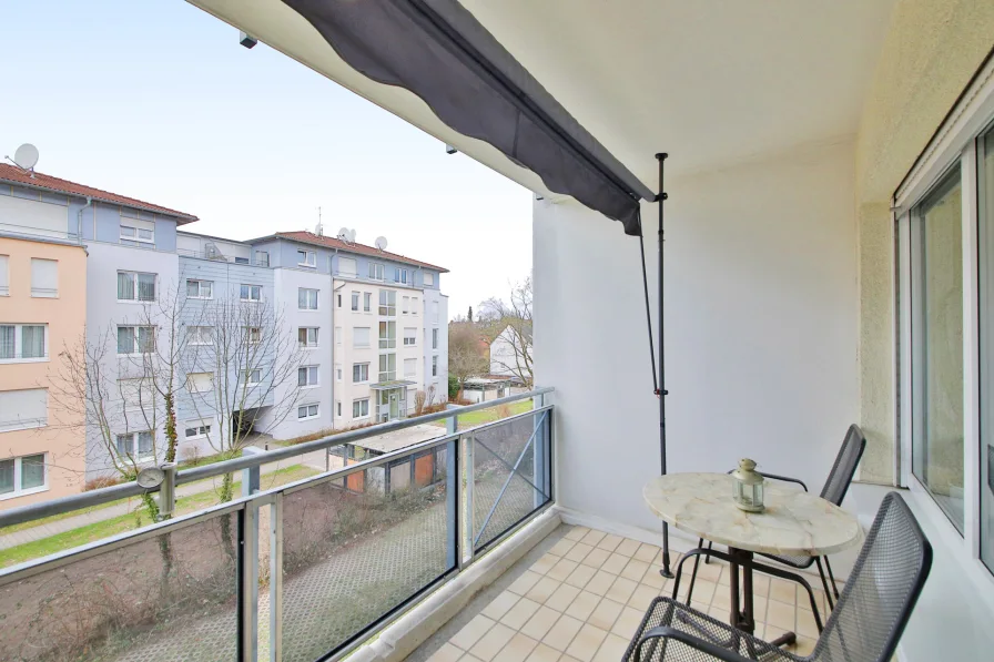 Balkon - Wohnung kaufen in Wiesloch - Einziehen und WohlfühlenGepflegte 3-Zimmer-Wohnung in Wiesloch