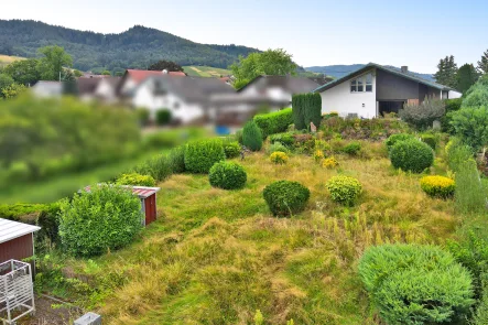 Gartenansicht - Haus kaufen in Bühl - Großzügiges Einfamilienhaus mit viel Potenzial und unverbaubarer Aussicht