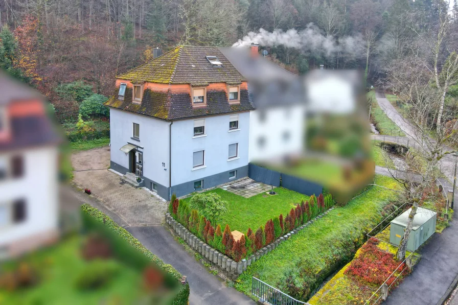 Außenansicht - Haus kaufen in Baden-Baden (Lichtental) - Kapitalanleger oder Eigennutzer - Charmantes Mehrfamilienhaus in Baden-Baden