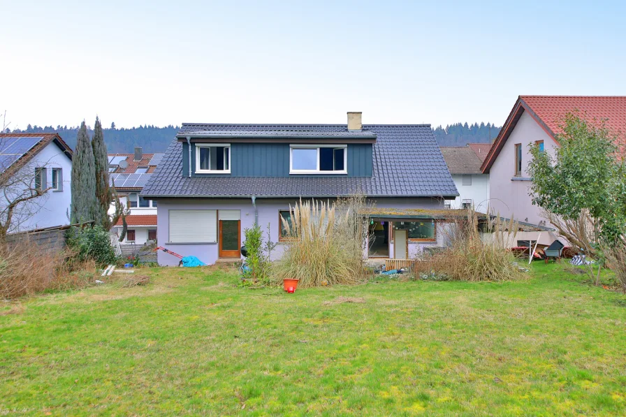 Garten - Haus kaufen in Pforzheim - "Ihr Traumhaus in greifbarer Nähe: Freistehendes Einfamilienhaus zur individuellen Fertigstellung"