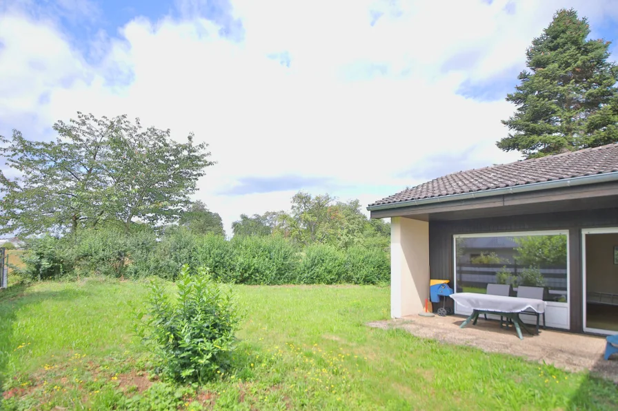 Garten mit Blick zur Terrasse