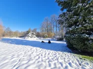 Grundstück Winterbild