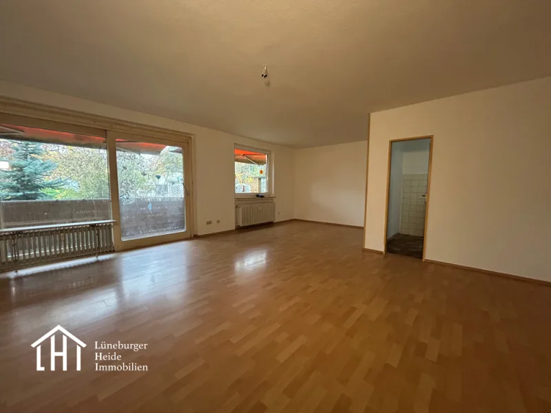 Wohnzimmer - Wohnung mieten in Bad Bevensen - gemütliche 3-Zimmer Wohnung im Grünen in Bad Bevensen