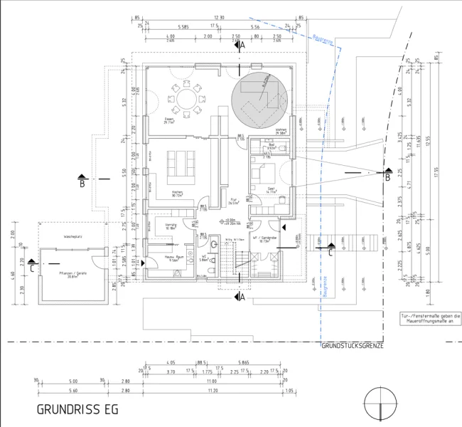 Grundriss Erdgeschoss 