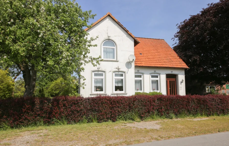 Frontansicht - Haus kaufen in Rabenkirchen-Faulück - Landschaftlich einmalig gelegen mit Charme & Potenzial