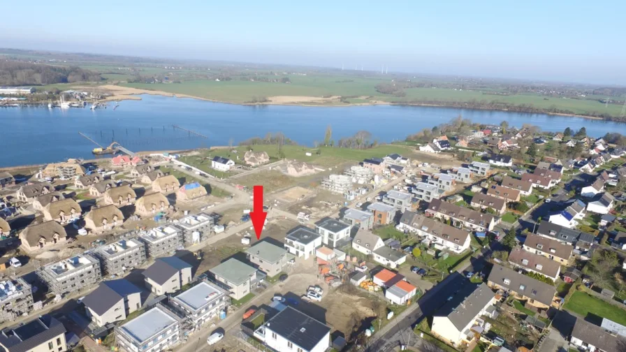 Bauland im Erlenweg - Grundstück kaufen in Kappeln - 418 m² Grundstück am Schleiufer