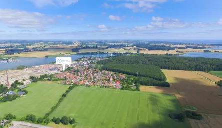 Luftaufnahme - Haus kaufen in Kappeln / Ellenberg - Ruhig gelegenes RMH in hervorragendem Zustand