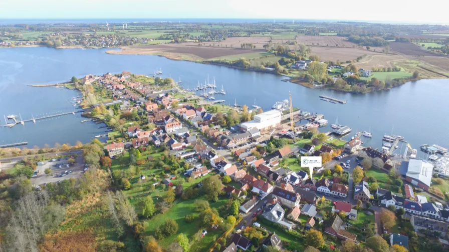 Luftaufnahme - Haus kaufen in Arnis - Saniertes Einfamilienhaus in Arnis an der Schlei| Mit 360° Rundgang