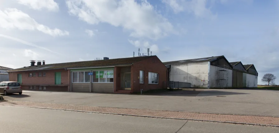 Frontansicht - Halle/Lager/Produktion mieten in Karby - Anmietung von Lagerboxen| 35-300 m² in Karby