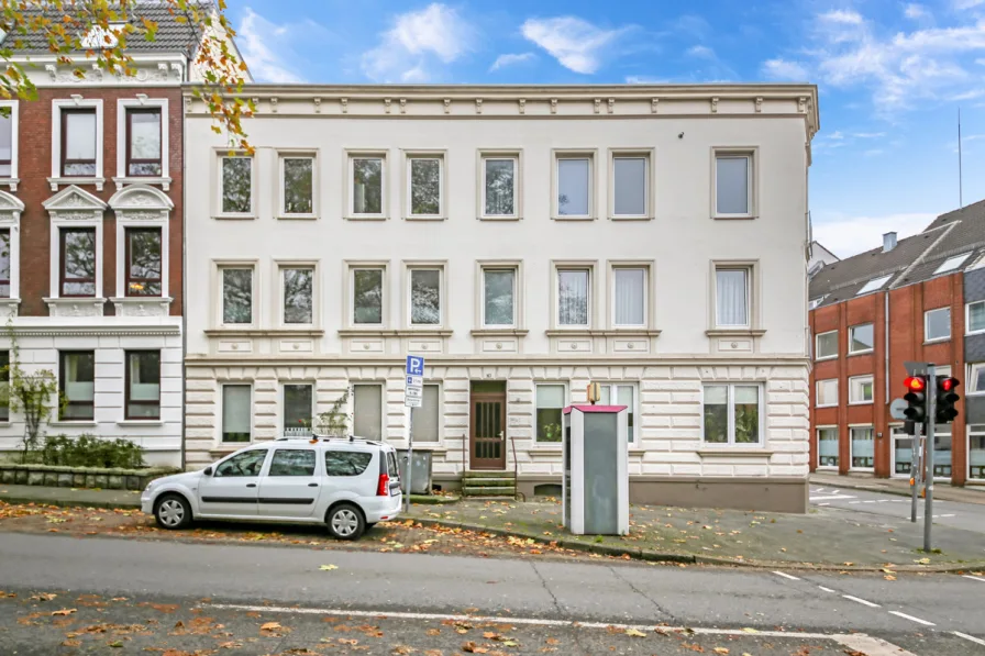 Duburger Str. 74 - Wohnung mieten in Flensburg - 2-Zimmer-Altbauwohnung mitten in Flensburg frei ab Mai 2024