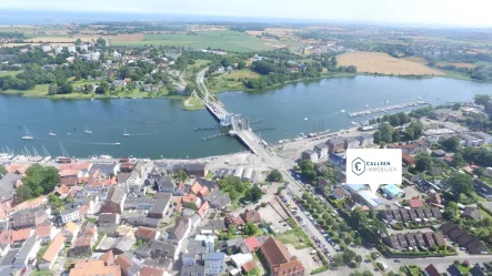 Luftaufnahme  - Haus kaufen in Kappeln - Attraktiv & modern Leben am Hafen von Kappeln