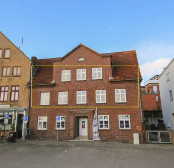 Gebäudeansicht - Wohnung mieten in Kappeln - Wohnen mit Blick auf den Hafen