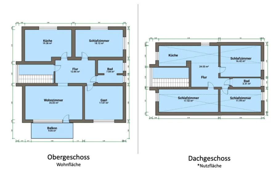 Obergesch.(WF)/ Dachgesch.(NF)