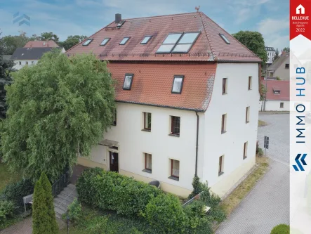 Hofansicht - Wohnung kaufen in Leipzig - ++ Perfekt nutzbar als Ferienapartments: Zwei kleine WE mit 3 PKW-Stellplätzen im Grünen ++