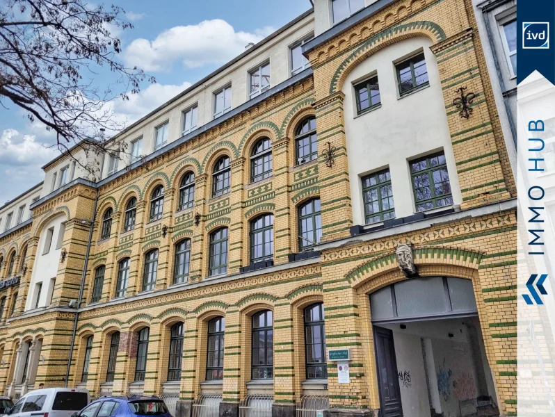 Vorderansicht - Wohnung kaufen in Leipzig - RESERVIERT ++ Angesagte Studentenbude mit Industrieloftcharakter ++