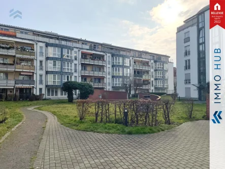 Rückansicht - Wohnung kaufen in Leipzig - ++ 3-Zimmer-Wohnung mit Stellplatz, Balkon und Mieterhöhungspotential ++