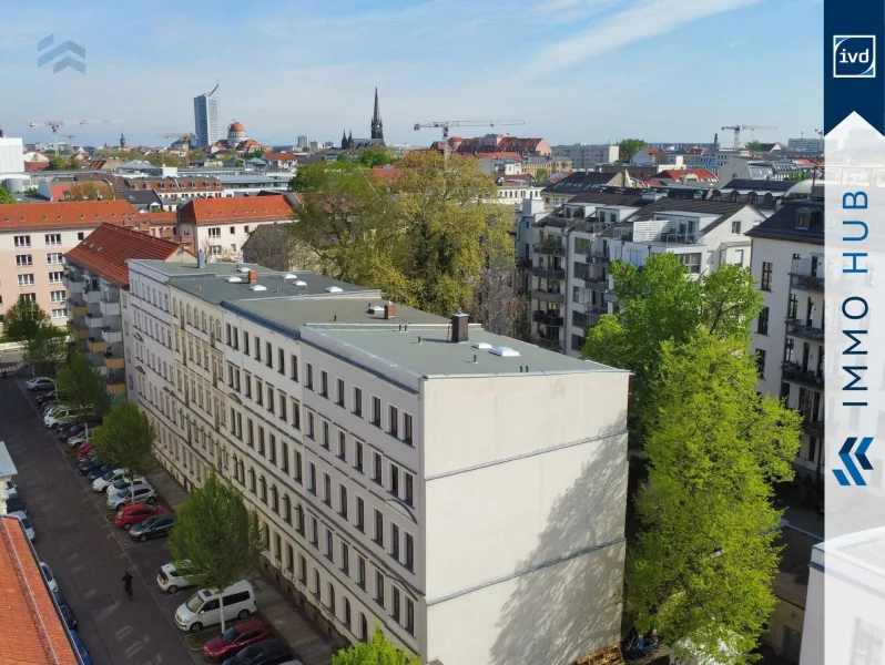 Südvorstadt mit Blick ins Zentrum