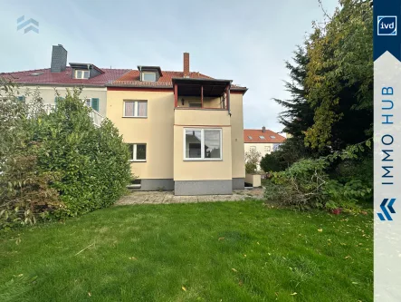 Außenansicht - Haus kaufen in Leipzig - ++ Mehrgenerationenhaus auf 3 Etagen mit Platz für die ganze Familie in ruhiger Wohnlage ++