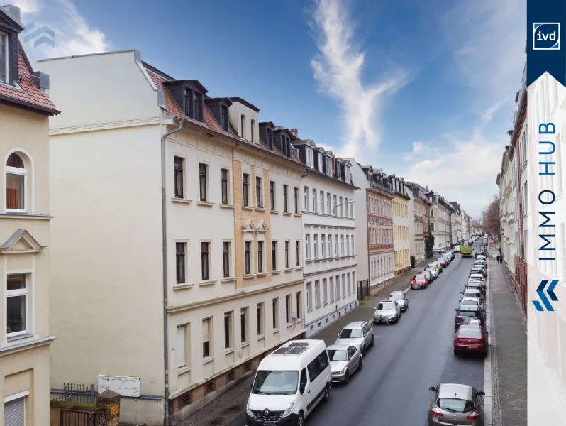 Straßenzug - Wohnung kaufen in Leipzig - ++ 2er Wohnungspaket: 1RW & 2RW mit Balkon und STP ++