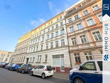 Fontansicht - Wohnung kaufen in Leipzig - ++ 2.300 € / m² - direkt an der Weißen Elster - Vemietete Zwei-Raum-Wohnung in Plagwitz ++