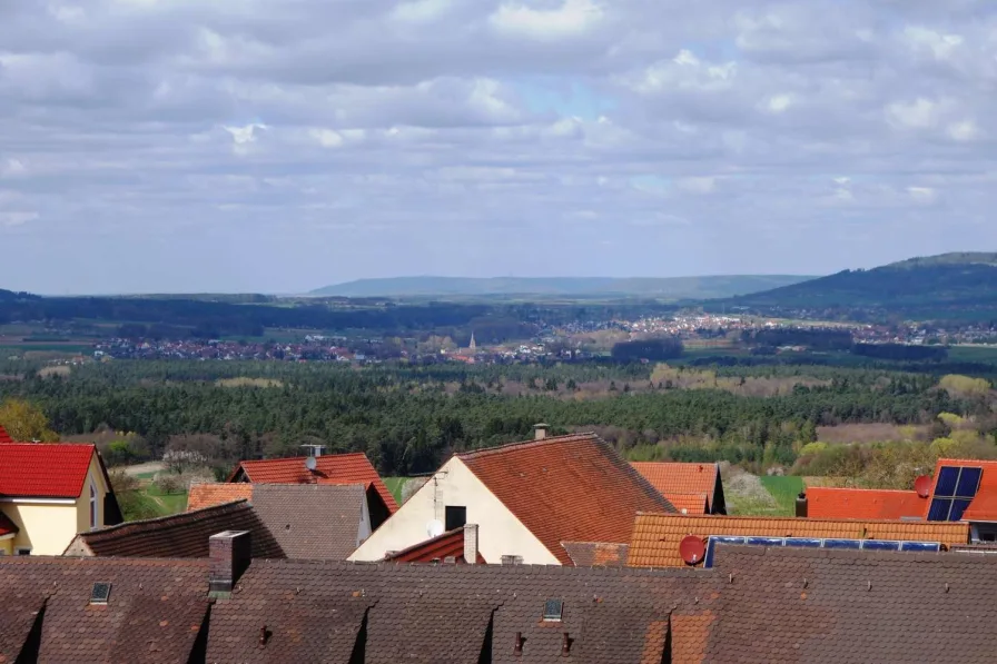 Schlossblick in die fränkische