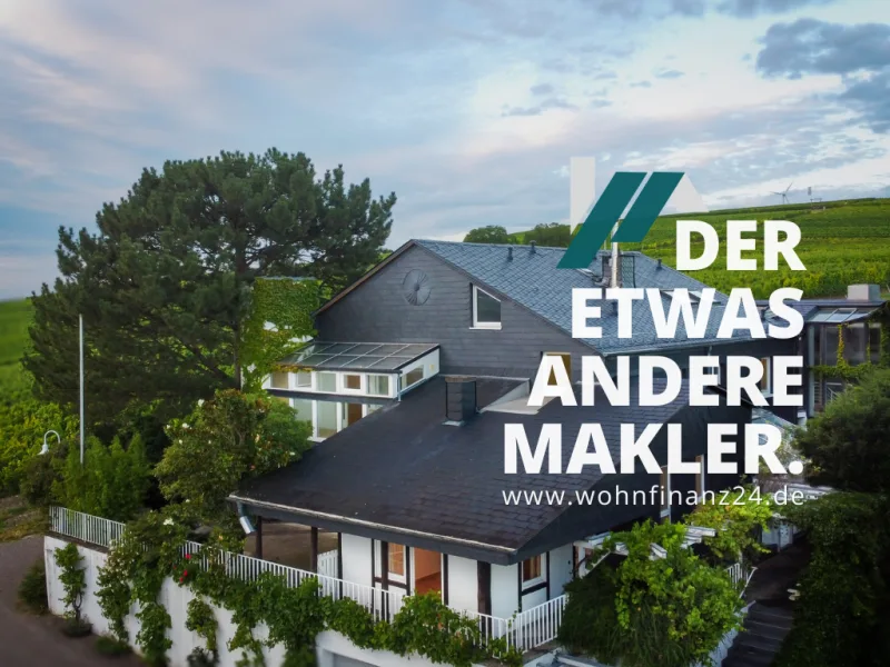 Titelbild - Haus kaufen in Nieder-Olm - Unternehmervilla in Traumlage mit unverbaubarem Fernblick