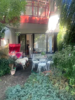 Terrasse - Wohnung kaufen in Zeuthen - vermietete Wohnung in Seenähe