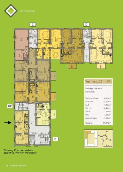 Birkenhof Plan Hochparterre