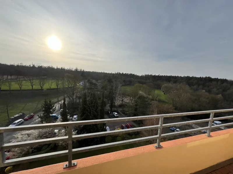 Aussicht - Wohnung kaufen in Erlangen - 3-Zimmer-Wohnung mit zwei Balkonen in Frauenaurach