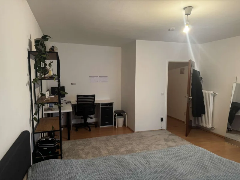 Wohn- Schlafzimmer  - Wohnung mieten in Nürnberg - Geräumige 1-Zimmer Wohnung in Nürnberg