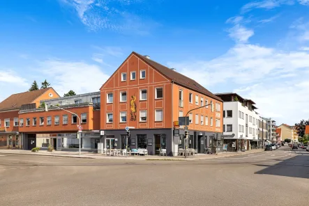 Hausansicht - Wohnung mieten in Augsburg / Göggingen - Moderne 3-Zi.Whg. mit Terrasse in Göggingen