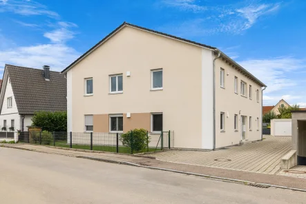 Außenansicht - Wohnung mieten in Meitingen / Erlingen - Moderne 3-Zimmer-Wohnung mit Balkon in Meitingen-Erlingen