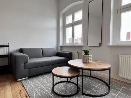 Wohnbereich (2) - Wohnung mieten in Berlin - 15.03.2024 - Fully furnished 1 Room apartment at Herrmannstr.