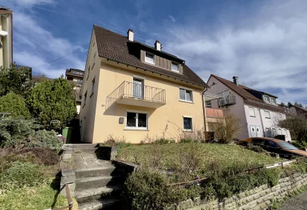 Außenansicht 1 - Haus kaufen in Künzelsau - Vielfältige Möglichkeiten mit Potenzial: Charmantes Einfamilienhaus mit großem Garten & Schuppen