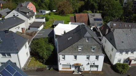 Außenansicht - Haus kaufen in Niederwörresbach - Traumhaftes Immobilienpaket mit Einfamilienhaus, Gastronomie und Baugrundstück - Platz für Träume!