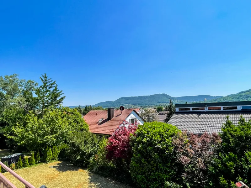 Ausblick Balkon Schlafzimmer