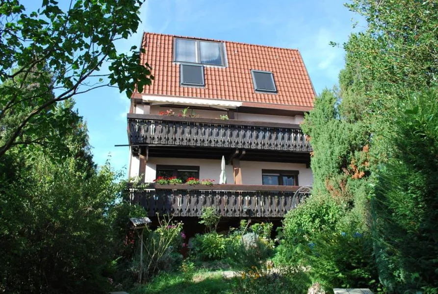 _AnsichtSued_neu.jpg - Haus kaufen in Uhingen - 2-Familien-Haus mit knapp 200 m² Wohnfläche und Weitblick