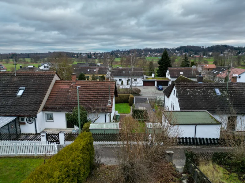 Ausblick Grundstück - Grundstück kaufen in Neusäß - Traumhaftes Grundstück in Neusäß – Perfekte Kombination aus Stadt- und Naturnähe