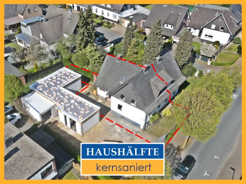 Kernsanierte Doppelhaushälfte - Haus kaufen in Bocholt - KERNSANIERTES DOPPELHAUS