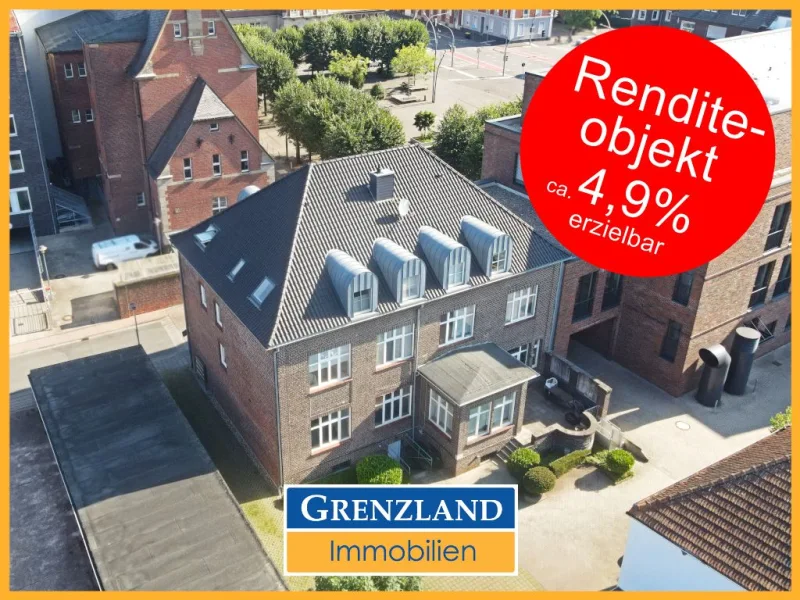 Renditeobjekt - Zinshaus/Renditeobjekt kaufen in Bocholt - HISTORISCHE KAPITALANLAGE - 18 KLEINAPARTMENTS