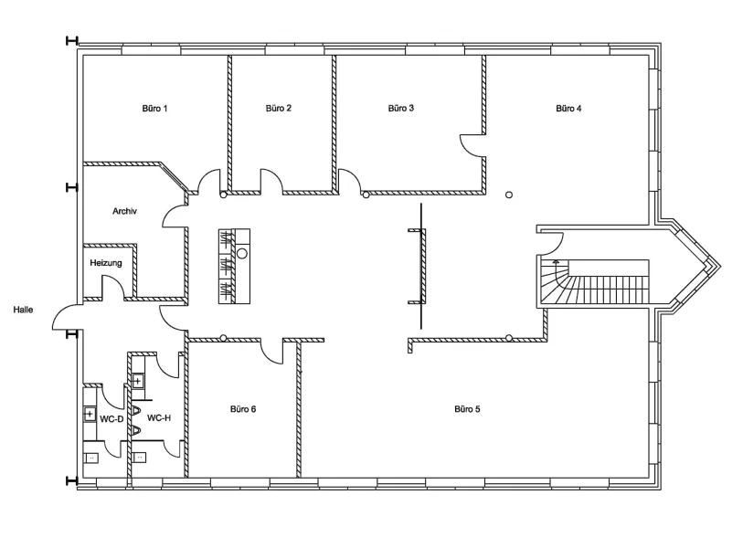 Grundriss Büro OG