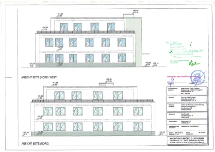 024_scan_baugenehmigung_ansicht-1_2022.jpg - Büro/Praxis mieten in Bochum - Bürohaus (projektiert) - zu vermieten