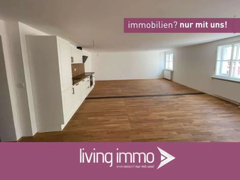 Vorlage Startbild Normal Logo und Fenster living immo Farbe - Wohnung kaufen in Vilshofen an der Donau - Traumhafte Etagen-Wohnung im historischen Zentrum in Vilshofen - Eigentumswohnung kaufen