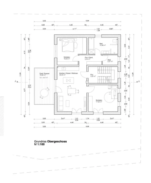 Grundriss Obergeschoss