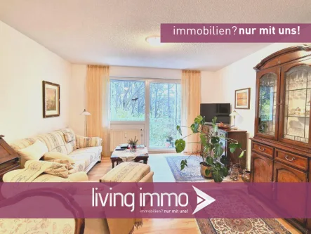 Wohnzimmer - Wohnung kaufen in Passau - Gut vermietete 2-Zimmer Wohnung zu verkaufen