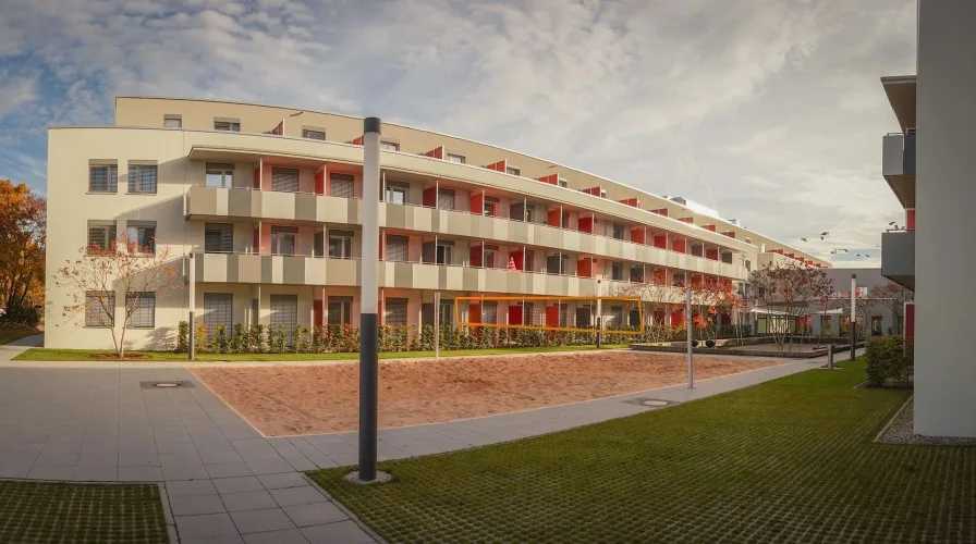 Außenansicht Herbst - Bildergalerie Apartmentanlage „unity α“